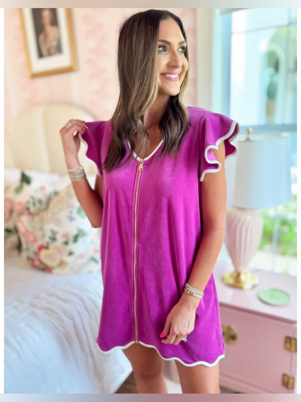 SSYS Fuchia Get Ready Robe